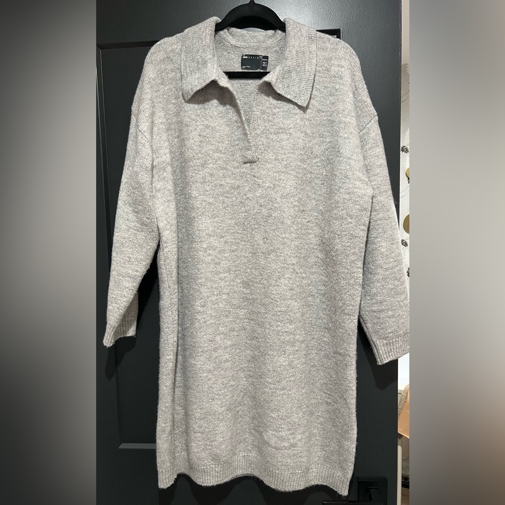 Maternity sweater dress
